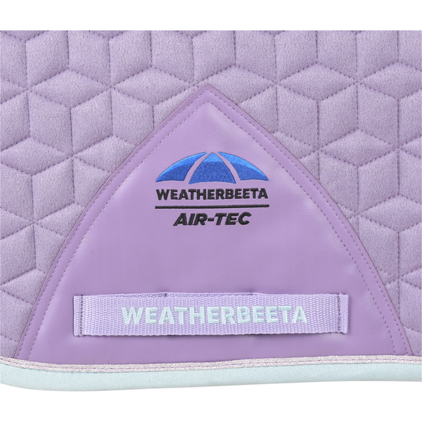 2026 WeatherBeeta Suede Elite Air-Tec Dressage Saddle Pad 1030346011 - Soft Lilac